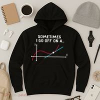 Math Teacher Gifts Sometimes I go off on a tangent Hoodie thumb 3