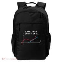 Math Teacher Gifts Sometimes I go off on a tangent Backpack thumb 0