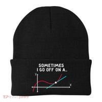 Math Teacher Gifts Sometimes I go off on a tangent Beanie thumb 0