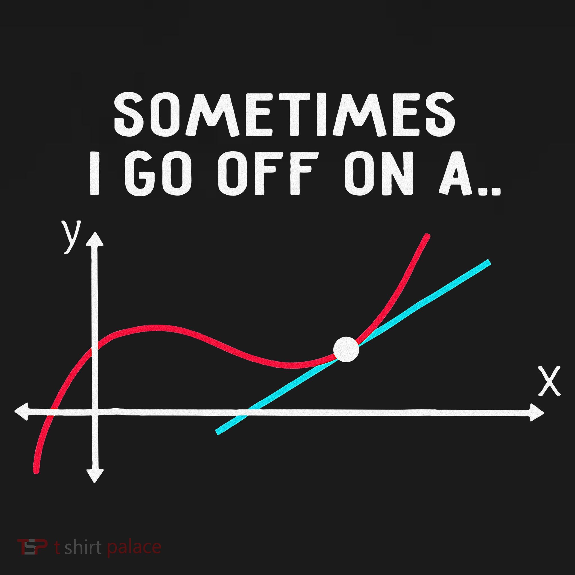 Math Teacher Gifts Sometimes I go off on a tangent Women's Hoodie