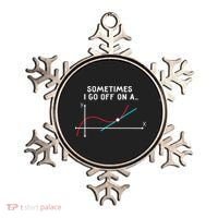 Math Teacher Gifts Sometimes I go off on a tangent Ornament thumb 0