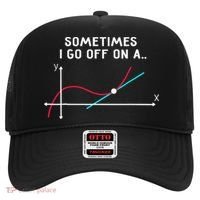 Math Teacher Gifts Sometimes I go off on a tangent Hat thumb 0