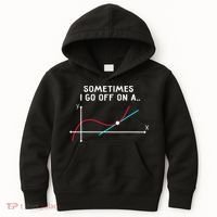Math Teacher Gifts Sometimes I go off on a tangent Kids Hoodie thumb 0