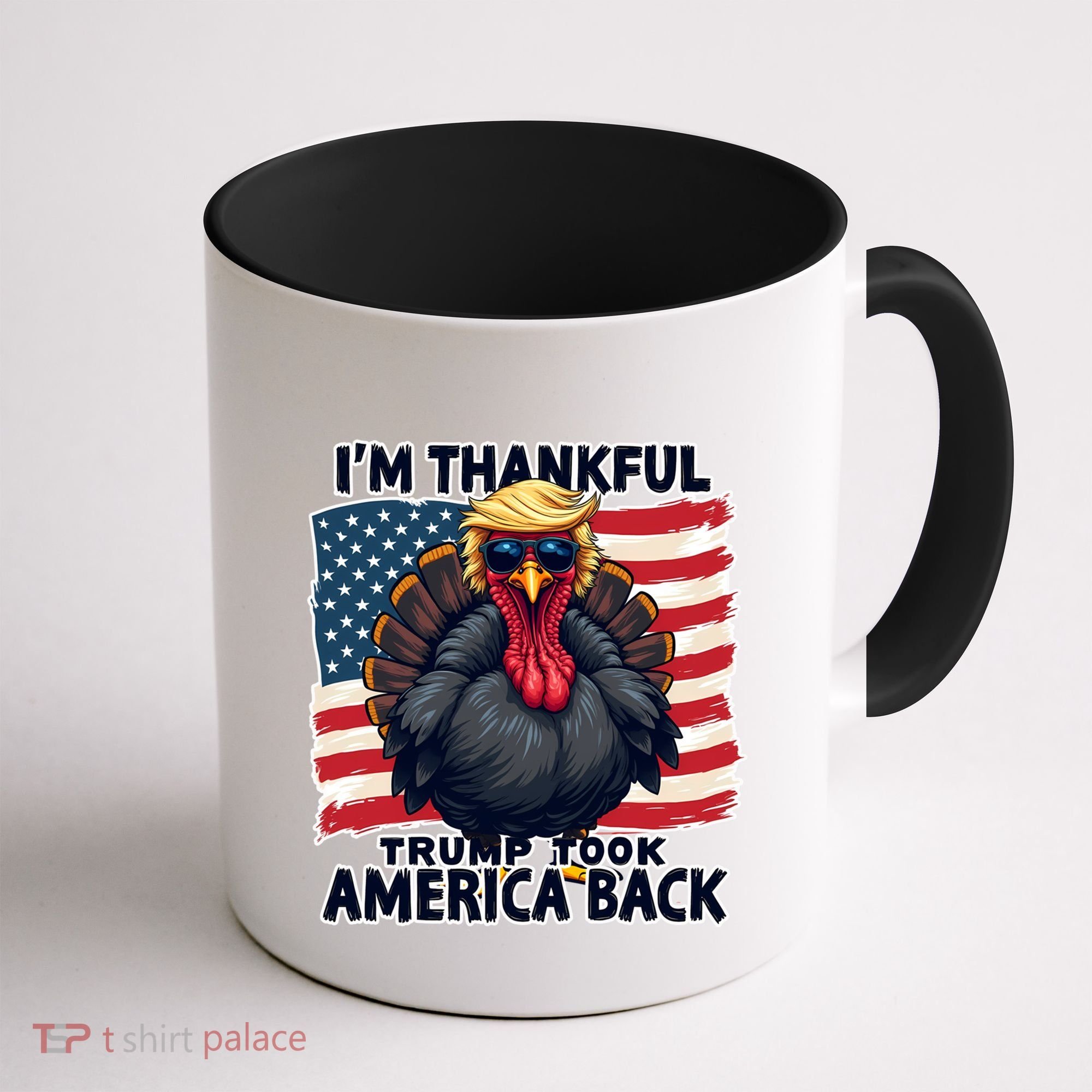 Make Thanksgiving Great Again Funny Turkey Trump American Gift Coffee Mug