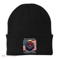 Make Thanksgiving Great Again Funny Turkey Trump American Gift Beanie thumb 0