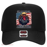 Make Thanksgiving Great Again Funny Turkey Trump American Gift Hat thumb 0