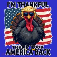 Make Thanksgiving Great Again Funny Turkey Trump American Gift Apron thumb 3