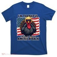 Make Thanksgiving Great Again Funny Turkey Trump American Gift T-Shirt thumb 0