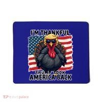 Make Thanksgiving Great Again Funny Turkey Trump American Gift Mousepad thumb 0