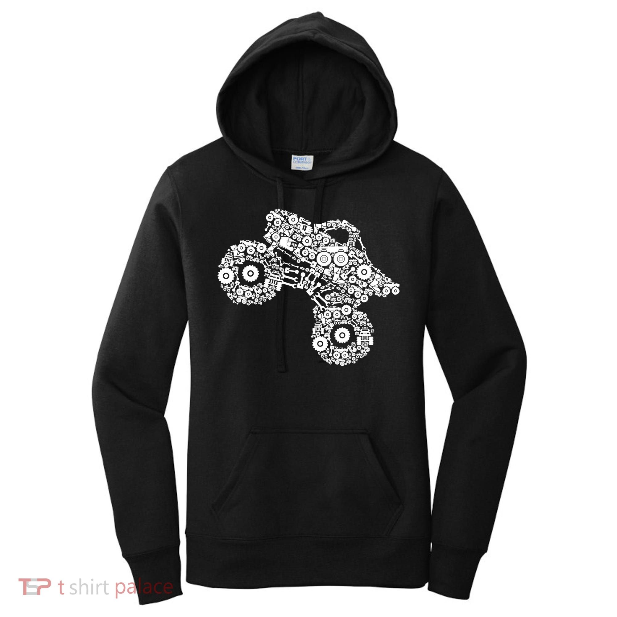 Monster Truck Girls Women Gift Women's Hoodie