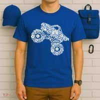 Monster Truck Girls Women Gift T-Shirt thumb 6