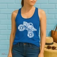 Monster Truck Girls Women Gift Women's Tank Top thumb 2