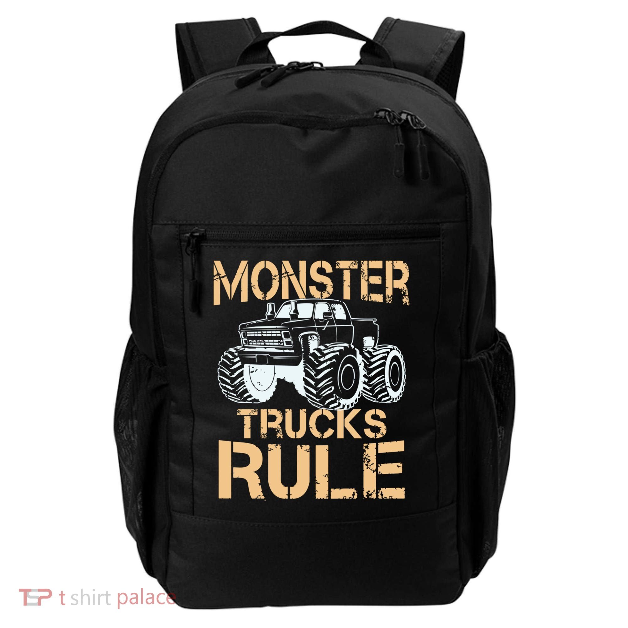 Monster Truck Gift Backpack