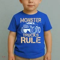 Monster Truck Gift Toddler T-Shirt thumb 2