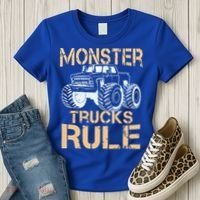 Monster Truck Gift Women's T-Shirt thumb 3