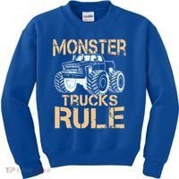 Monster Truck Gift Kids Sweatshirt thumb 0