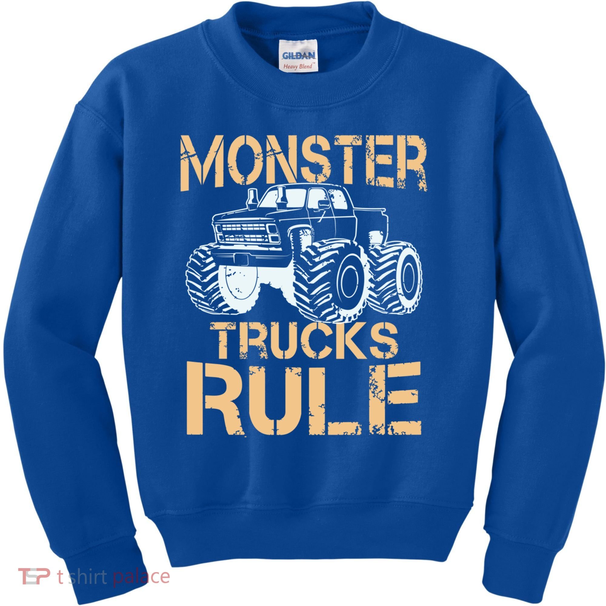 Monster Truck Gift Kids Sweatshirt