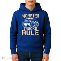 Monster Truck Gift Kids Hoodie thumb 4