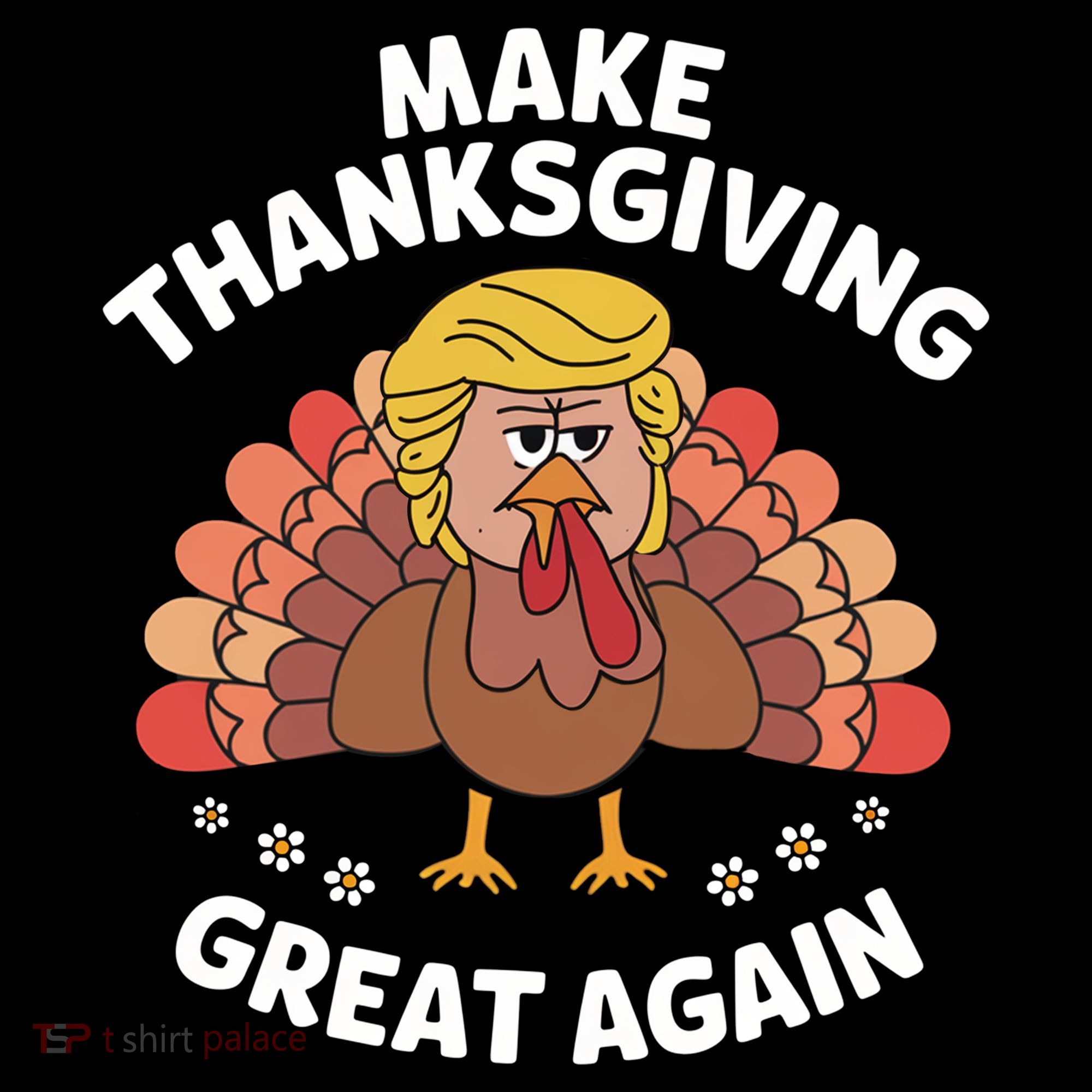Make Thanksgiving Great Again Theme Button