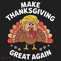 Make Thanksgiving Great Again Theme Beanie thumb 2