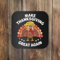 Make Thanksgiving Great Again Theme Coaster thumb 0