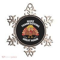 Make Thanksgiving Great Again Theme Ornament thumb 0