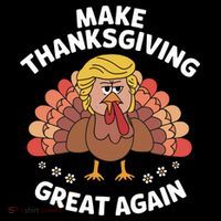 Make Thanksgiving Great Again Theme Baby Bodysuit thumb 2