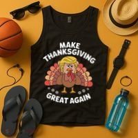 Make Thanksgiving Great Again Theme Tank Top thumb 4