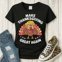 Make Thanksgiving Great Again Theme Women's T-Shirt thumb 3