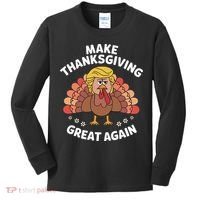 Make Thanksgiving Great Again Theme Kids Long Sleeve Shirt thumb 0