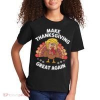Make Thanksgiving Great Again Theme Kids T-Shirt thumb 2