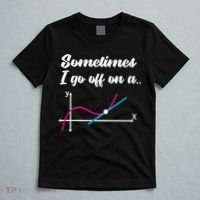 Math Teacher Gifts Sometimes I go off on a tangent T-Shirt thumb 5