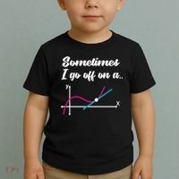 Math Teacher Gifts Sometimes I go off on a tangent Toddler T-Shirt thumb 2