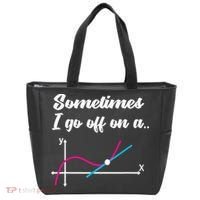 Math Teacher Gifts Sometimes I go off on a tangent Tote Bag thumb 0