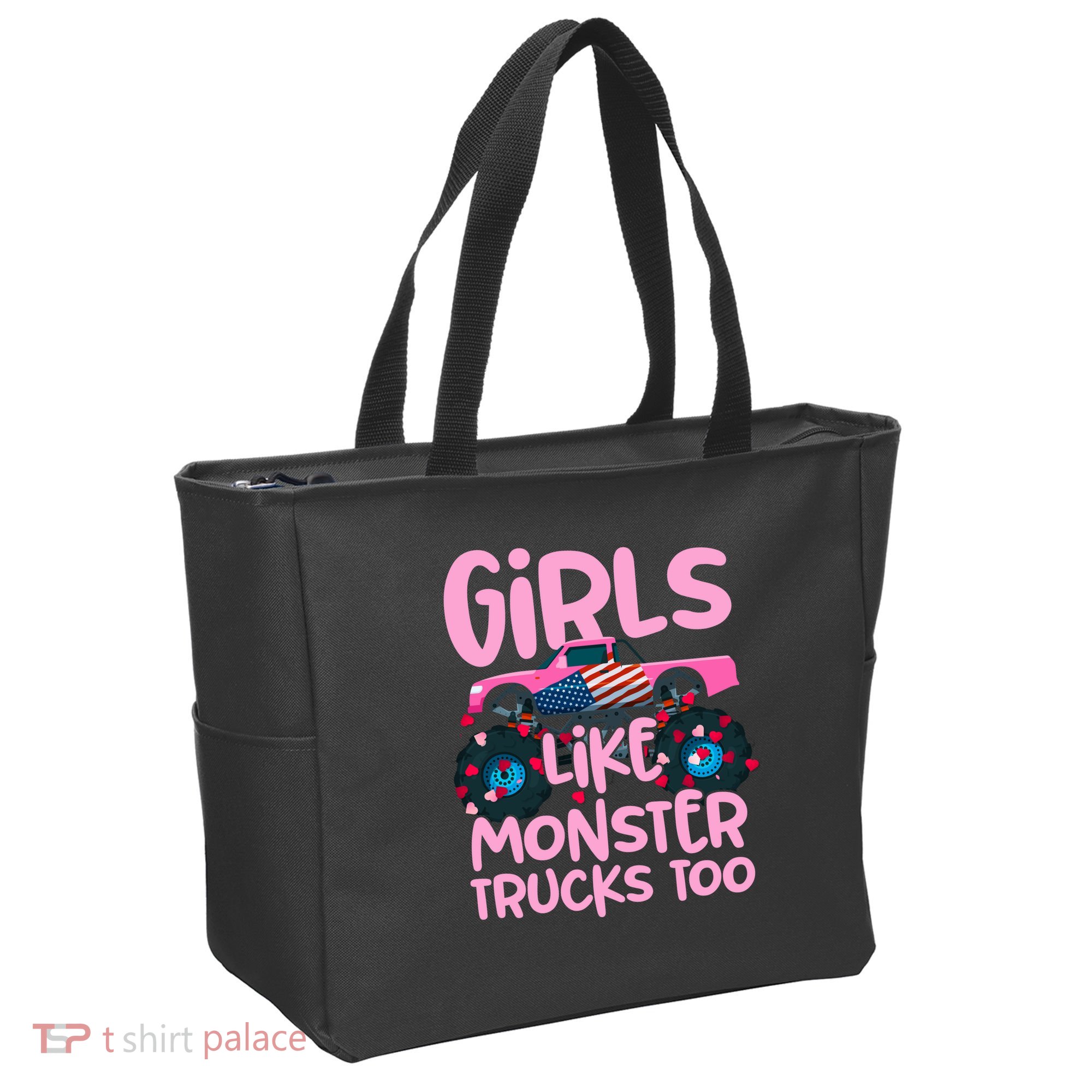 Monster Truck Girls Like Monsters Too Birthday Gifts Tote Bag