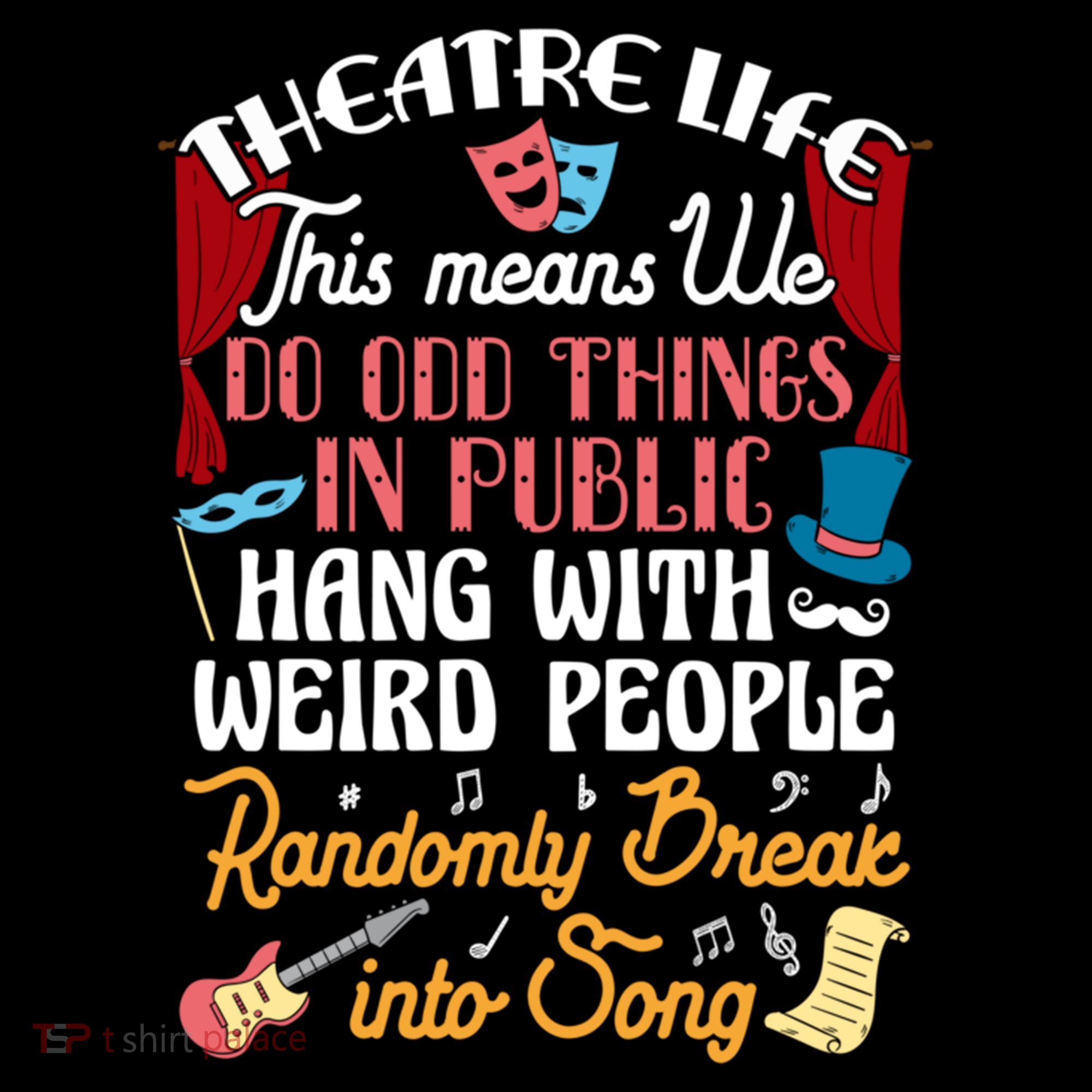 Musical Theater Gift Acting Theatre Nerd Drama Gift Coffee Mug