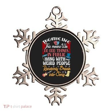 Musical Theater Gift Acting Theatre Nerd Drama Gift Ornament