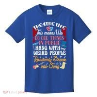 Musical Theater Gift Acting Theatre Nerd Drama Gift Kids T-Shirt thumb 0