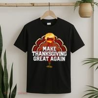 Make Thanksgiving Great Again Trump Turkey T-Shirt thumb 2