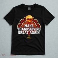 Make Thanksgiving Great Again Trump Turkey T-Shirt thumb 5