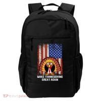 Make Thanksgiving Great Again Funny Trump Turkey Gift Backpack thumb 0