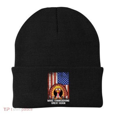 Make Thanksgiving Great Again Funny Trump Turkey Gift Beanie