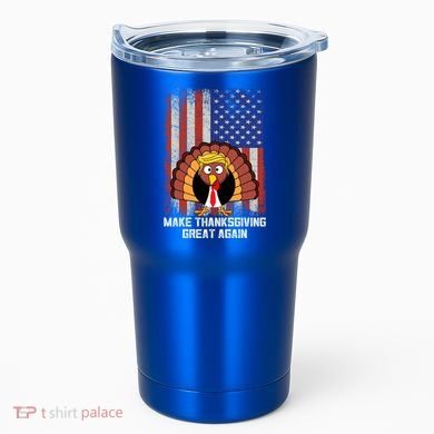 Make Thanksgiving Great Again Funny Trump Turkey Gift Tumbler