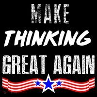 Make Thinking Great Again Ornament thumb 1