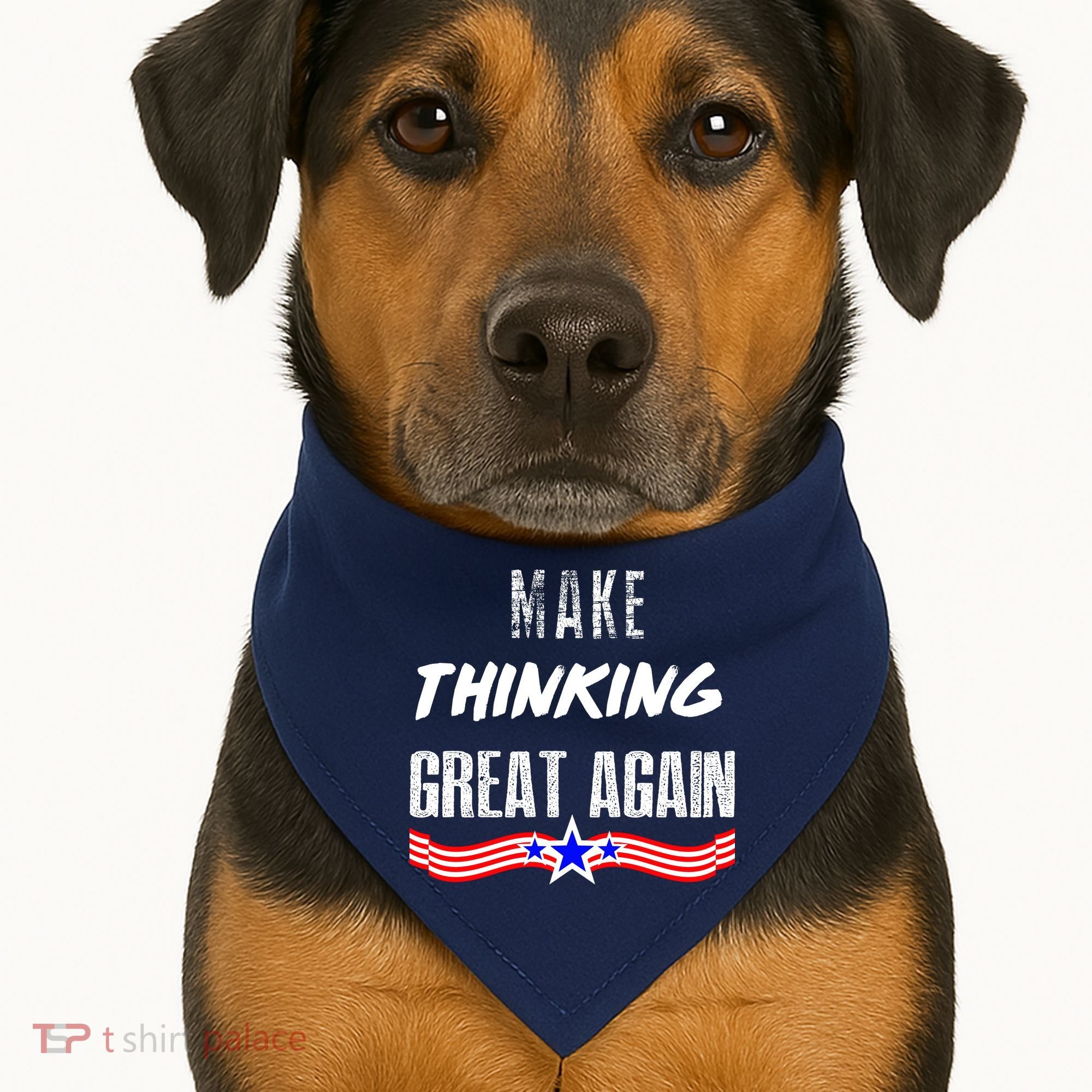 Make Thinking Great Again USA-Made Doggie Bandana