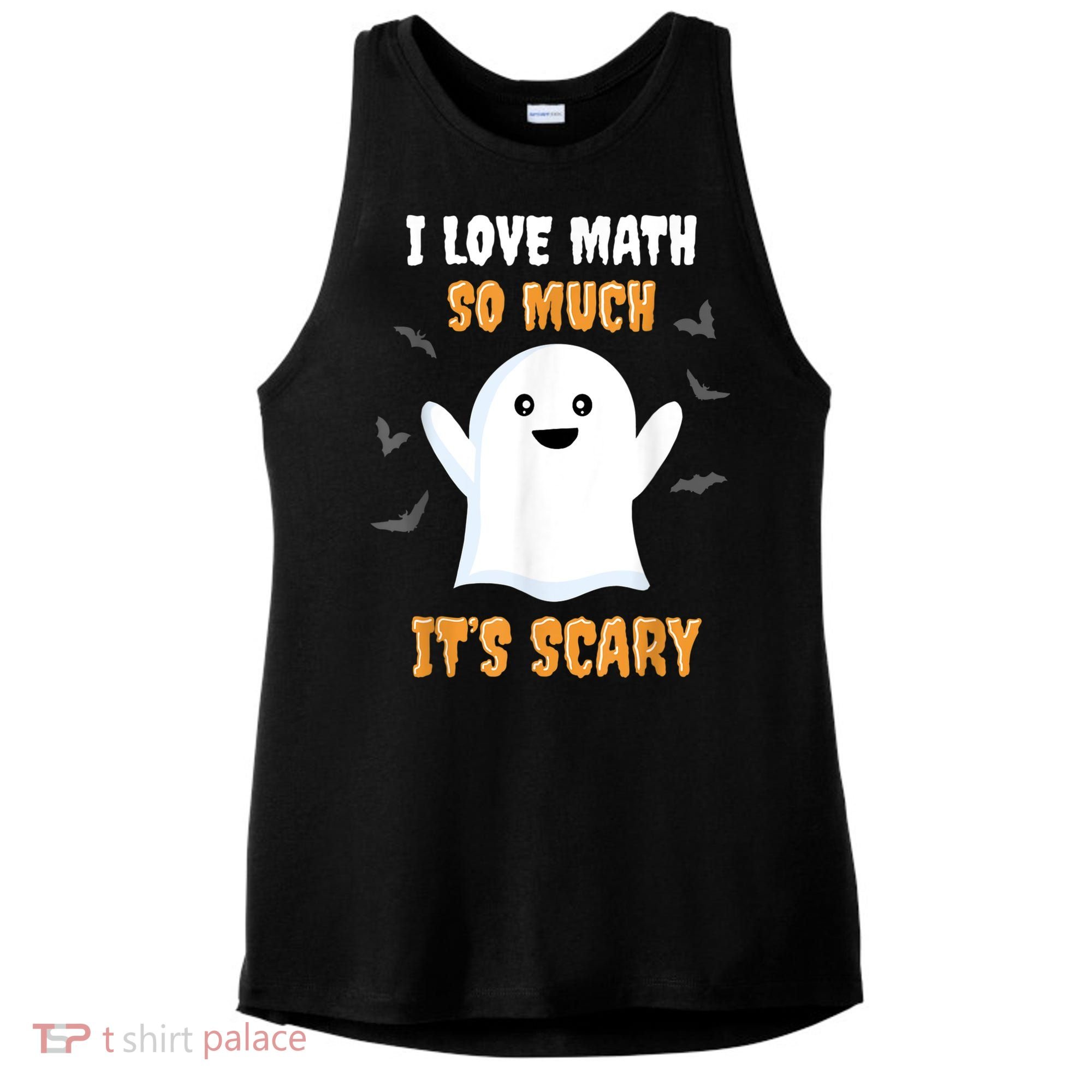 Math Teacher Halloween Funny Math Class School Mathematician Ladies PosiCharge Tri-Blend Wicking Tank
