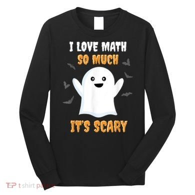 Math Teacher Halloween Funny Math Class School Mathematician Long Sleeve Shirt