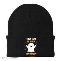 Math Teacher Halloween Funny Math Class School Mathematician Beanie thumb 0