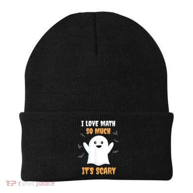 Math Teacher Halloween Funny Math Class School Mathematician Beanie