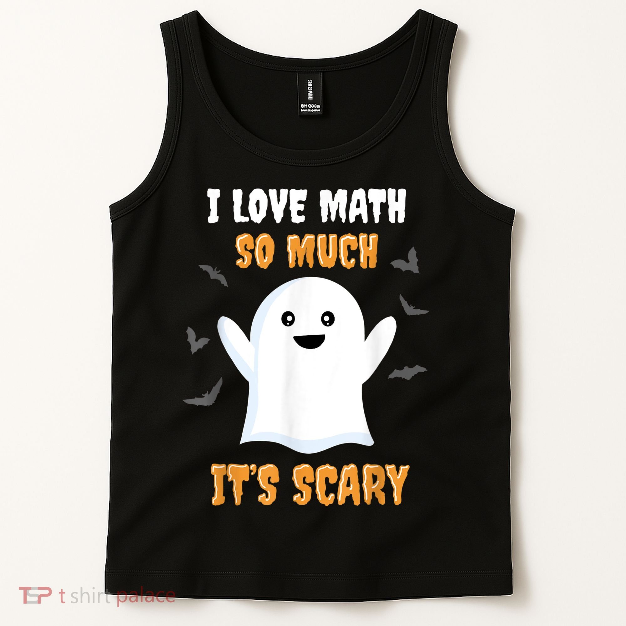 Math Teacher Halloween Funny Math Class School Mathematician Tank Top